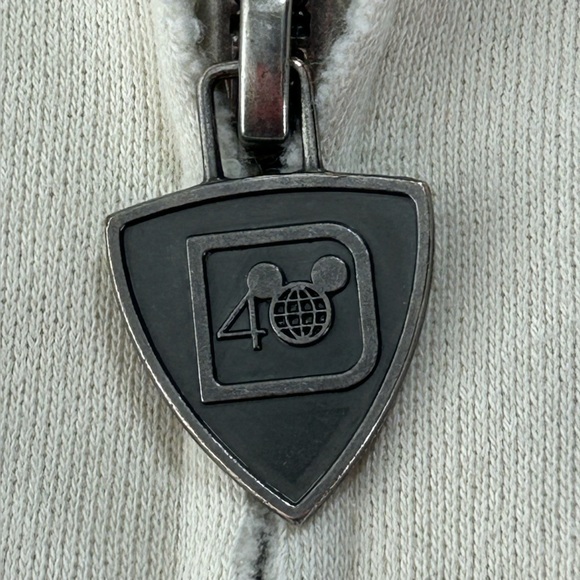 Walt Disney World 40th Anniversary Cream Hoodie with Mickey Black/Red Accents - Picture 10 of 16